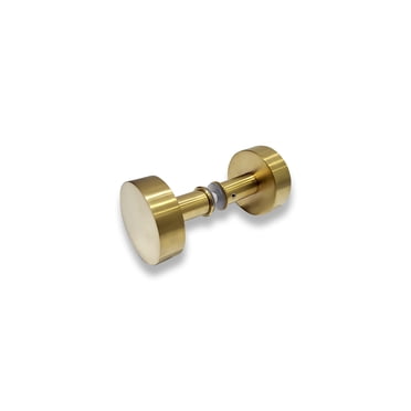 Door Knob Round 2” Stainless Steel 304 Grade – Shower Glass Door Handle Pull Knob, Wooden & Fiberglass Doors – Satin SS, Black Matte, PVD Gold