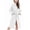 White, variant on EYWGYA Fall/Winter Kids Fleece Clothes,Toddler Boys and Girls Jackets,Bed Children's Clothing Thickened Hooded Extended Bathrobe Children's Velvet Pajamas Sleepwear for Girls