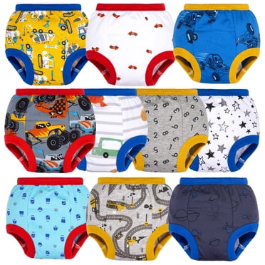 BIG ELEPHANT Culottes d'Apprentissage de la Propreté pour Bébés Garçons, 100 % Coton, 2 Ans