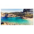 thumbnail image 2 of Plage Rocheuse avec Eau Turquoise - Impression sur Toile Photo de Plage, 2 of 3