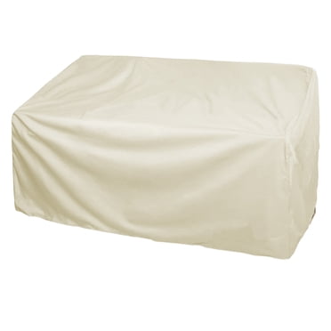 EGNMCR Patio Benches Loveseat Covers Solar Ray Resistance Patio Sofa Covers Lawns Furniture Covers For Outdoor Seating Dust cover