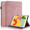 thumbnail image 3 of Emboss Tree Leather Flip Case for iPad 10.2 2020 2021 Cover Wallet Tablet Funda for iPad 10 9 8 7 8th 9th 10th Generation Case red-tree iPad 10.2 9th Gen., 3 of 5