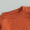 thumbnail image 4 of Baby Girl Boy Knit Pullover Sweater Fall Winter Warm Sweatshirt Tops with Pocket, 4 of 6