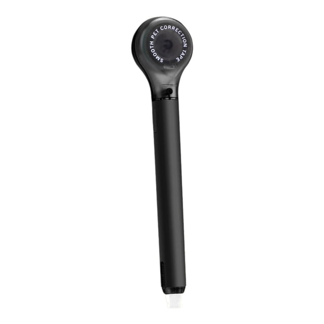 SIYTUAU Pocket Correction Tape Pen With Retractable Tip Smooth Application For School Office 5.19X1.14X0.59In Black Refillable Design Pocket Correction Tape Pen Black