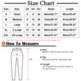 thumbnail image 5 of Capri Pants for Women Casual Solid Color Pockets Elastic Waist Drawstring Comfortable Wide Leg Straight Calf-Length Pants（Gray,M）, 5 of 5