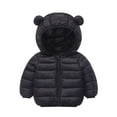 thumbnail image 2 of RXIRUCGD Children's Light Solid Color Cotton Jacket( Black, Size:2-3 Years ), 2 of 3