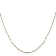 thumbnail image 3 of Collier Chaîne Torsadée en Or Jaune 14k 14 Pouces.8mm Pendentif Breloque Maillon Rond, 3 of 9
