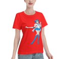 thumbnail image 2 of T-Shirt Basique à Manches Courtes pour Femmes Sailor Moon Mizuno Ami, 2 of 6