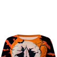 thumbnail image 3 of Women Halloween Sweatshirt Cartoon Long Sleeve Crew Neck Festive Costume, 3 of 6