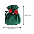 thumbnail image 3 of ZZkhGO Christmas Velvet Bag, Bundle Pocket Candy Box Cloth Bag, Removable Holiday Gift Bag for Candy Storage, 3 of 5