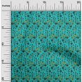 thumbnail image 1 of oneOone Cotton Silk Fabric Leaves & Floral Block Print Fabric BTY 42 Inch Wide, 1 of 4