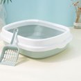 thumbnail image 1 of Cat Litter Basin,Cat Litter Pan Large Cat Toilet Basin Cat Poop Pan Sturdy Construction, 1 of 6