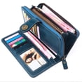 thumbnail image 3 of Retro Credit Card Holder Fashion Wallets for Women PU Leather Wallet Organizer, 3 of 8