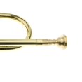 thumbnail image 3 of TISHITA B Flat Bugle Cavalry Trumpet with Flag Gloves for Band Primary and Middle, 3 of 8