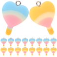 thumbnail image 1 of AMERTEER 20 Pcs Heart Pendant Friendship Bracelet Kit Jewelry Making Beads, 1 of 8