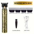 thumbnail image 1 of HLONK Men‘S Hair Clipper Charging Razor Adult Electric Retro Electric Clipper for Home Use USB Charging Hair Clipper for Man Beard Trimmer Face Hair Trimmer for Boyfriend and Husband, 1 of 7