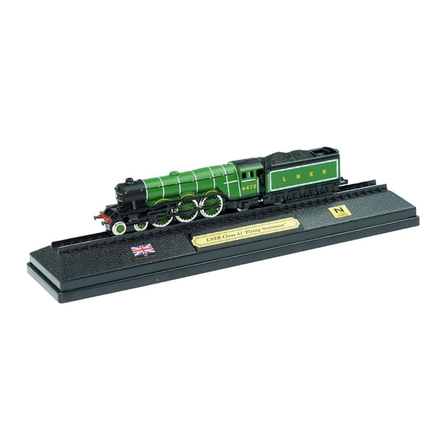 BELOVING 1:160 Modèle de Locomotive Train Boîte Acrylique Antipoussière Collections Jeu d'Imitation avec Écossais Volant