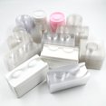 thumbnail image 2 of pitrice 50Pcs Eyelash Trays Plastic Empty Makeup Beauty Salons Home Clear Round, 2 of 9