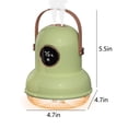 thumbnail image 3 of COFEST Cool Mist Humidifier with Night Ligh Portable Mini Humidifier with LED Screen Ultra-Quiet Wireless Humidifier Three Spray Modes for Baby Kids Bedroom Home Green, 3 of 7