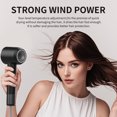 thumbnail image 2 of High-Speed Ionic Hair Dryer with 110,000 RPM Brushless Motor, Professional Blow Dryer with Negative Ions and Magnetic Attachments for Fast Drying & Frizz Control, 2 of 13