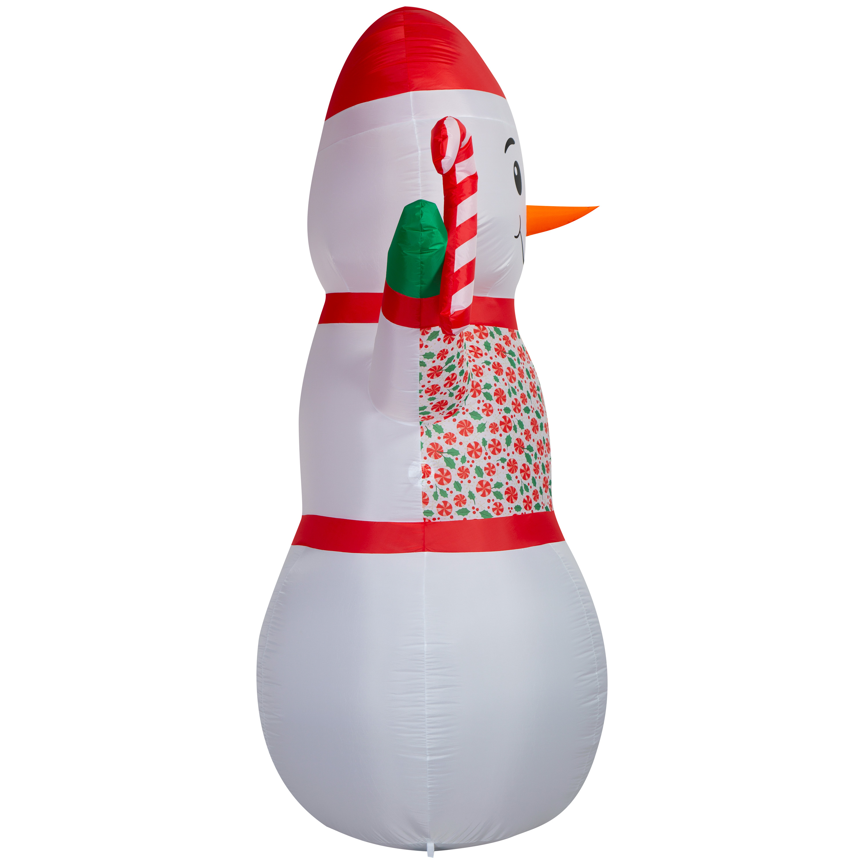 Airblown Christmas Yard Inflatables Light Snowman