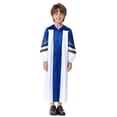 thumbnail image 1 of Moggemol Robe de Collation des Grades pour Garçons Robe de Danse à Manches Longues à Blocs de Couleur Robe de Choeur d'Église Bleu Royal 10, 1 of 7