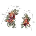thumbnail image 2 of 2Pcs Artificial Flower Swag Wedding Arch Wreath for Ceremony Wall Farmhouse Red, 2 of 8