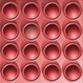 thumbnail image 1 of Ahgly Company Tapis d'Intérieur Lavables à la Machine, Carrés, Transitionnels, Rouges, 7 Pieds Carrés, 1 of 7