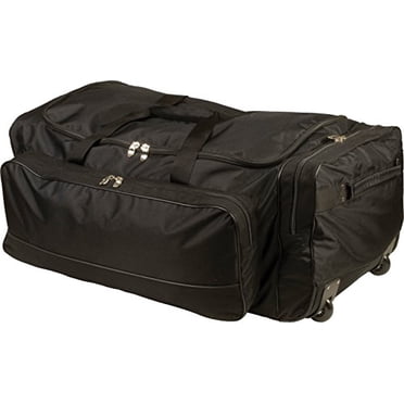 Champion Sports Sac d'Équipement à Roulettes : Grand Sac de Voyage Athlétique en Nylon avec Roues pour Baseball, Soccer, Basketball, Soccer, Hockey et Entraînement