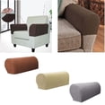 thumbnail image 4 of 1 Pair Removable Arm Stretch- Sofa Couch Chair Protector Armchair Covers Armrest, 4 of 5