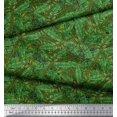 thumbnail image 3 of Soimoi Poly Georgette Fabric Palm Leaves Print Sewing Fabric Yard 42 Inch Wide, 3 of 3