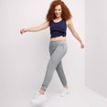thumbnail image 4 of Hanes Womens EcoSmart Fleece Joggers, 2XL, Light Steel, 4 of 5