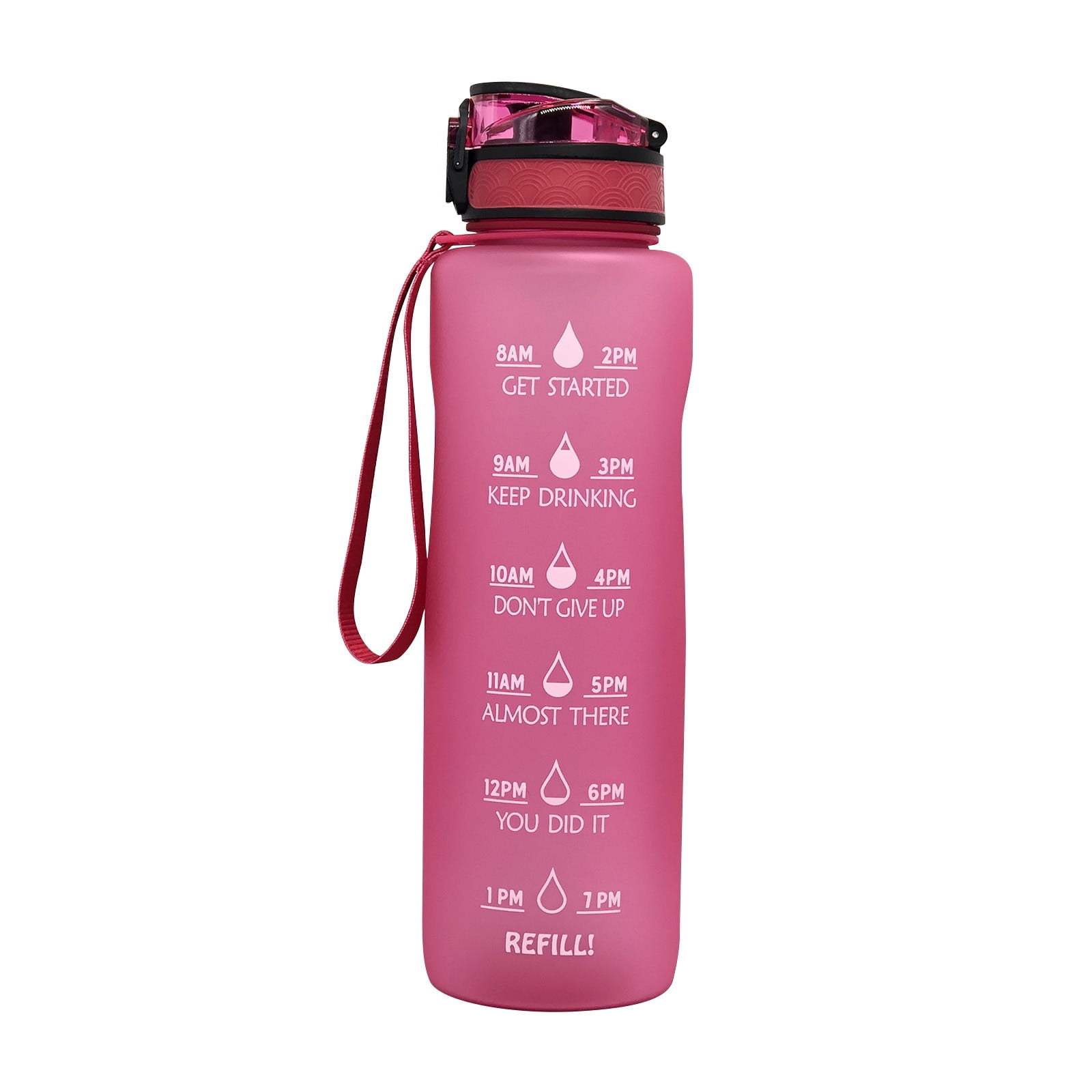 EGNMCR Kettle Camping Kettle 1.5L Plastic Bottle Frosted Gradient Bouncing Cup Sports Bottle Space Cup Water bottle