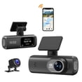 thumbnail image 1 of 4K Dash Cam under $5! CQCYD 4K Dash Cam, WiFi Front and Rear Car Camera with Night Vision, Parking Monitor and Motion Detection, 1 of 9