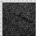 thumbnail image 4 of oneOone Cotton Cambric Gray Fabric Geometric Craft Projects Decor Fabric Printed By The Yard 56 Inch Wide, 4 of 4