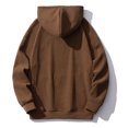 thumbnail image 4 of RKSTN Chandail à Capuche pour Hommes Mode Automne Chandail en Molleton Doux Décontracté à Capuche Col Rond Manches Longues Chandail Chandails en Molleton Blouse Chandail en Molleton pour Hommes, 4 of 4