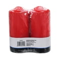 thumbnail image 4 of Mainstays Unscented 2PK Red Pillar Candles, 4 of 6