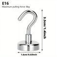 thumbnail image 5 of 10-Pack Extra Strong Magnetic Hooks - Heavy Duty Hold for Home & Kitchen - Durable, Space-Saving Solution Perfect for Any Surface, 5 of 5