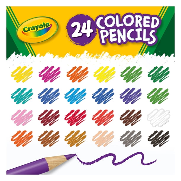CRAYOLA, 100 Crayons de Couleur, Tous Différents, Crayons de Qualité pour Adulte et Enfant, Parfaits pour le Lettering, le Dessin et les Activités Créatives, 68-8100