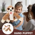 thumbnail image 3 of Shisuyan Marionnette à Main Animal Réaliste Marionnette à Main en Peluche Jouet Marionnette à Main Éducative pour Enfants, 3 of 8