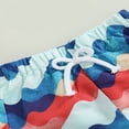 thumbnail image 4 of Boys Swim Trunks Summer Elastic Drawstring Beach Shorts Swimwear, 4 of 6