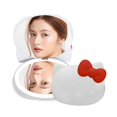 thumbnail image 1 of Impressions Hello Kitty Kawaii Compact Mirror with Touch Sensor Switch for Purse, LED Makeup Mirror with 2X Magnifying Top and Adjustable Brightness,, 1 of 2