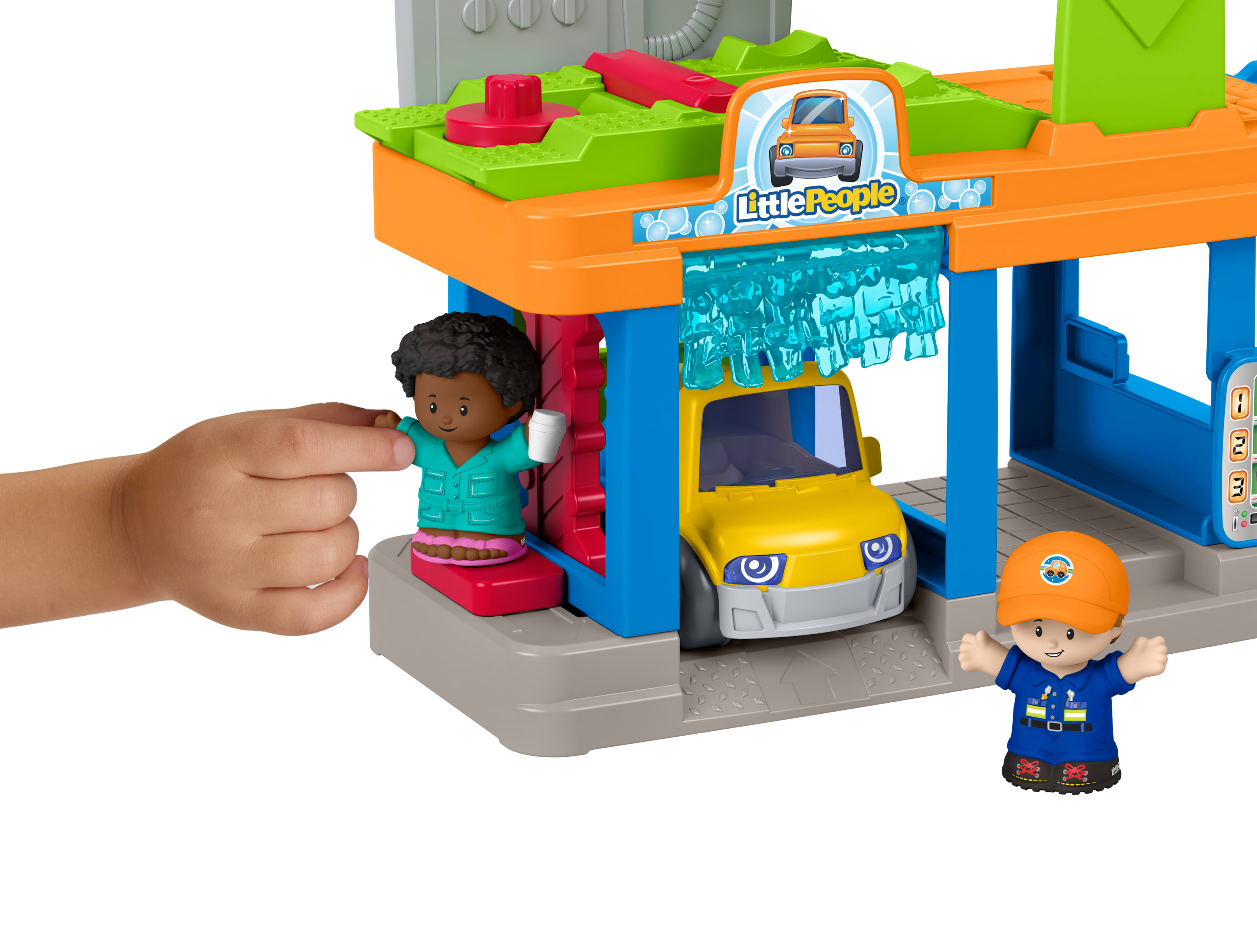 Fisher-Price-La Station de Lavage Rigolote Little People dès 1 an