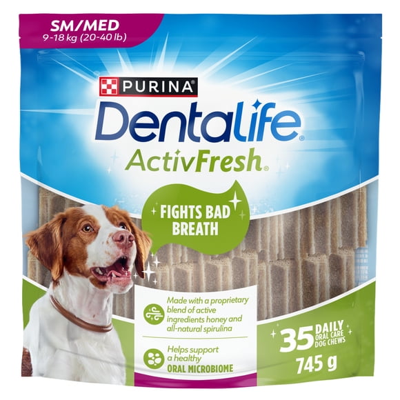 DentaLife ActivFresh Moyennes Gâteries à Mâcher pour Soins Buccodentaires Quotidiens