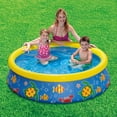 thumbnail image 2 of Summer Waves P1000515C167 5ft x 15in Inflatable Quick Set Pool w/ Ocean Print, 2 of 2