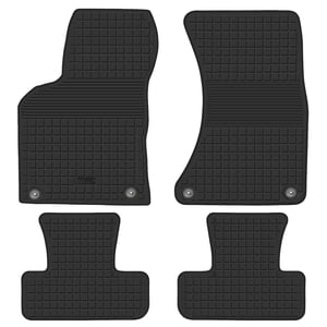 HD-Mart Car Floor Mats Rubber for Audi Q5 SQ5 2009-2017 Full Black Automotive Floor Mats All Weather Floor Liner Set Waterproof Odorless Car Mats for Audi Q5/SQ5 2017-2009 1st & 2nd Row