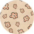 thumbnail image 1 of Ahgly Company Tapis d'Intérieur Lavables en Machine, Carrés Transitionnels Brun Bronze, Carrés de 3', 1 of 7