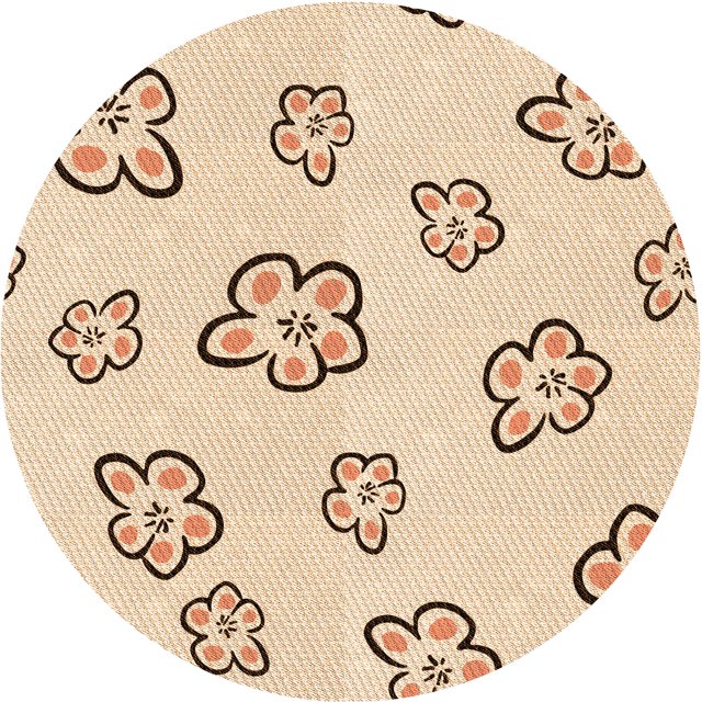 Ahgly Company Tapis d'Intérieur Lavables en Machine, Carrés Transitionnels Brun Bronze, Carrés de 3'