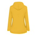 thumbnail image 3 of HTNBO Hooded Solid Color Rain Coats for Women Outdoor Windproof Plus Size Rain Jackets, 3 of 3