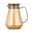 thumbnail image 1 of Iced Tea Pitcher Water Pitcher, 1.2L Ergonomic Handle, Easy Clean Juice Jug, Glass Jug, Borosilicate Glass Jug for Loose Leaf, Milk Kitchen Juice, 1 of 8